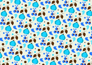 蓝棕白相间几何图案纹理