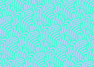 蓝绿色几何线条无缝图案