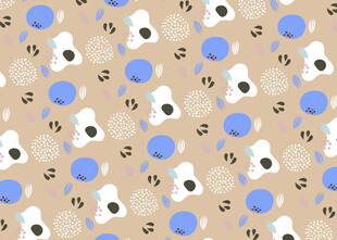 考拉图案的可爱背景纹理