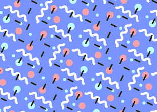 蓝色几何图案抽象背景图