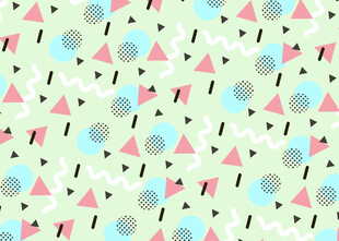 几何图案清新背景纹理