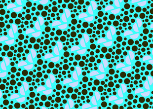 蓝绿斑点几何图案纹理