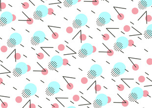 可爱樱桃图案无缝背景