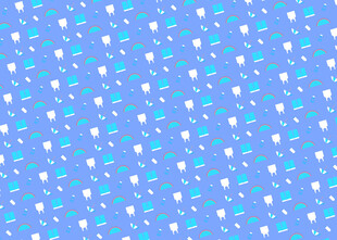 蓝色波点图案背景