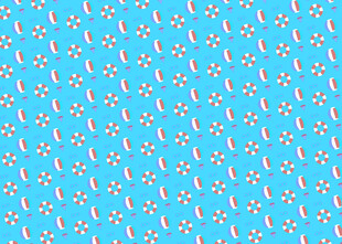 蓝色雪花图案背景纹理