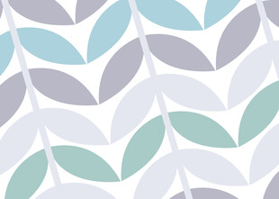 叶形几何图案无缝背景