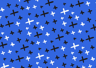 蓝底星星飞机图案背景