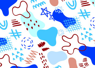 多彩抽象几何图案背景