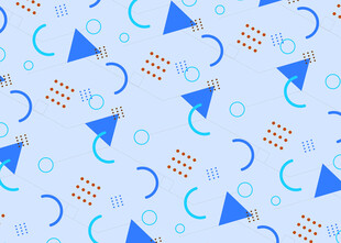 蓝色几何图案背景纹理