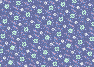 蓝紫色花卉图案背景