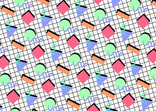 多彩几何图案背景纹理