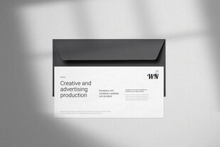 高档邀请函VI样机效果图 图片