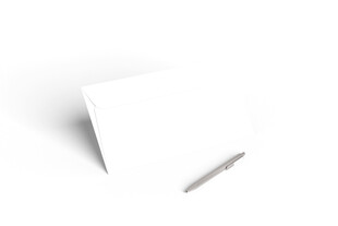 高档邀请函VI样机效果图 图片