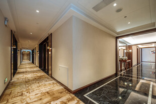 豪华酒店走廊室内景观