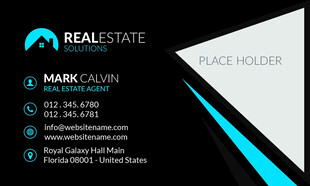 房地产名片设计模板