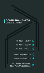 现代简约风格商务名片设计