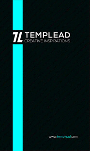 黑色背景蓝线条模板