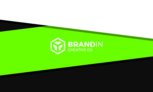 绿色背景的BRANDON标志