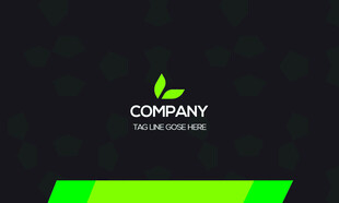 绿色简约公司标志设计