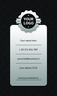 简约商务名片模板