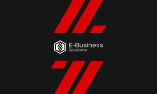 商务风格红黑条纹标志