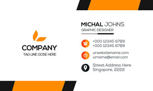 简约商务名片模板