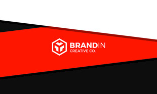 红色品牌标识带