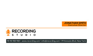 录音室标志设计