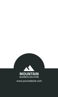 简约山峰标志设计