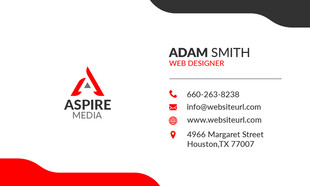 Aspire公司名片模板展示