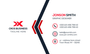 现代简约风企业名片设计