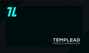 黑色背景模板展示