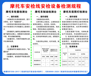 摩托车安检线安检设备检测规程