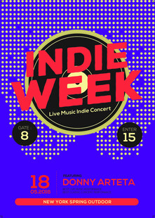 独立周音乐活动海报