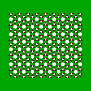 绿色底白色圆点图案背景