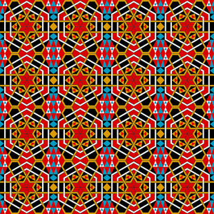 多彩几何图案背景纹理