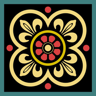 传统花卉图案装饰纹样