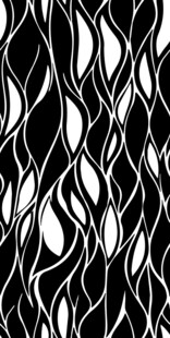 黑白波浪纹理图案