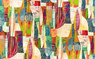 多彩几何拼接图案纹理