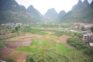 山间田园风光美景