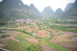 山间田园风光美景