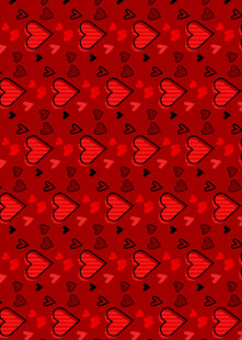 红色几何图案背景纹理