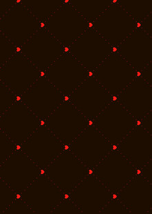 红色背景上的点状图案