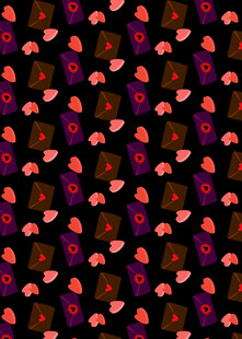 多彩花卉图案背景