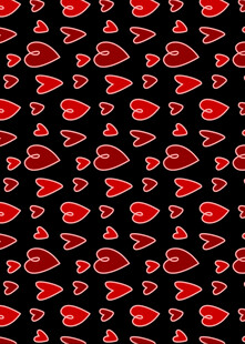 红色心形图案背景纹理