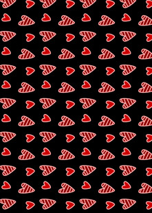 红色西瓜图案黑色背景纹理