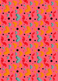 多彩几何图案背景纹理