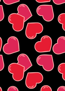 心形图案背景