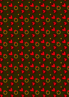 复古波点几何图案背景