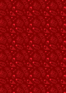 红色几何图案纹理背景